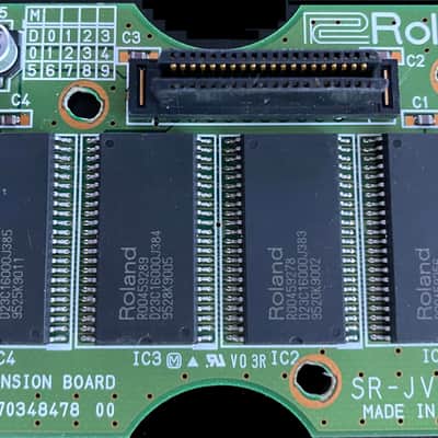 Roland SR-JV80-05 World Expansion Board 1990s - Green image 2