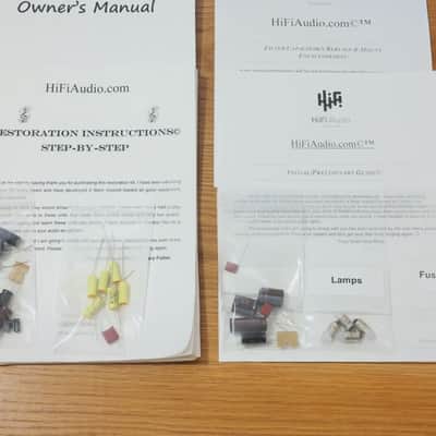 Harman Kardon Citation III restoration kit filter capacitor repair rebuild fix image 2