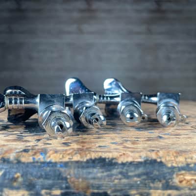 Schaller Inline Bass Tuners 1980s Chrome image 3