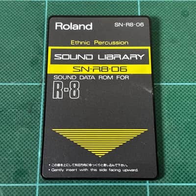 Roland SN-R8-06 Ethnic Percussion ROM CARD FOR ROLAND R8 R-8 MKⅡ image 1