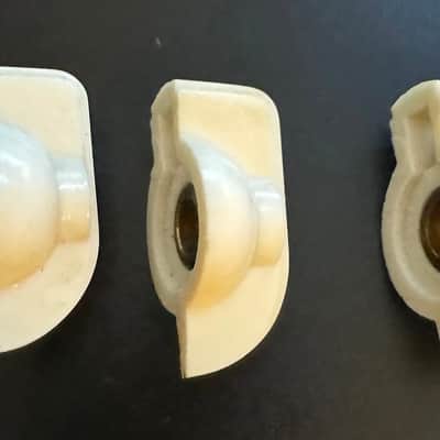 Bulgin Vintage chicken head amp knobs 6mm [Set of 3] 60s - White image 5