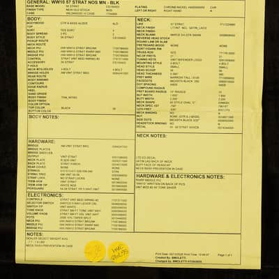 Fender Custom Shop Wildwood 10 1957 Stratocaster - NOS image 7