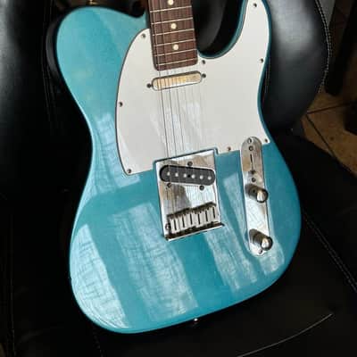 Fender American Standard Telecaster with Rosewood Fretboard 1998 - 2000 - Aqua Marine Metallic image 4