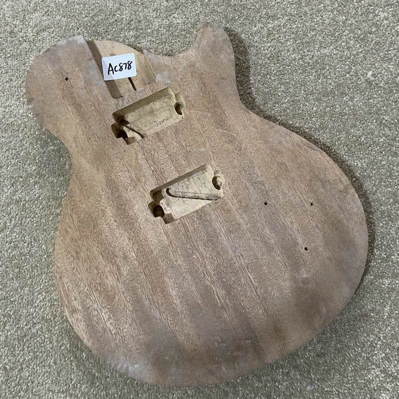 Veneer Mahogany Top Guitar Basswood Body DIY Project image 1