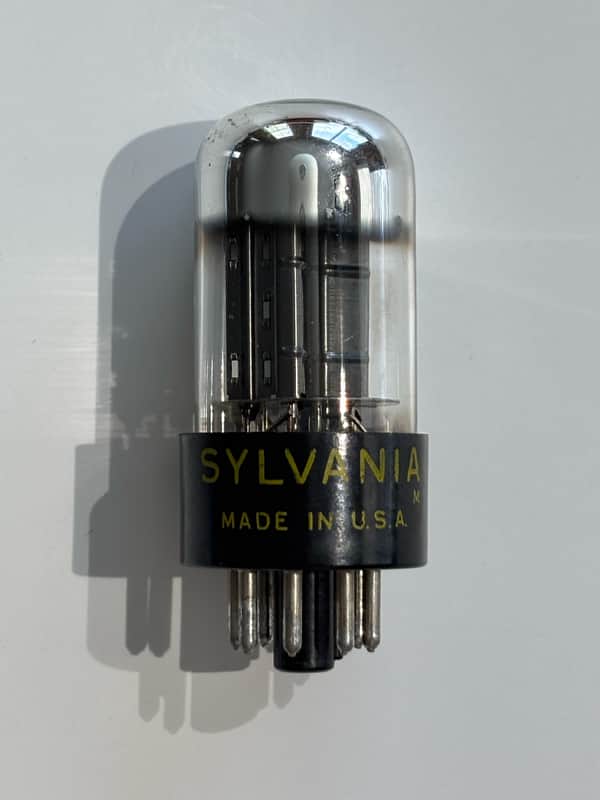 Sylvania 6SL7GTB Vacuum Tube Circa-1960s-1970s-Glass image 1