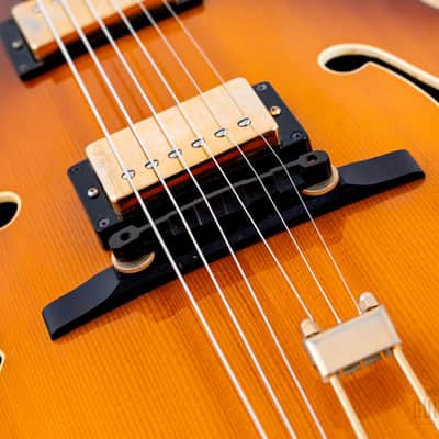1993 Epiphone Emperor J Sunburst Archtop Electric Guitar Near-Mint w/ Case, Gibson & Duncan Humbuckers, Japan Terada image 9