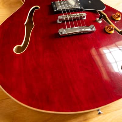 Carlo Robelli Semi Hollow 335 Style Single Cut image 3