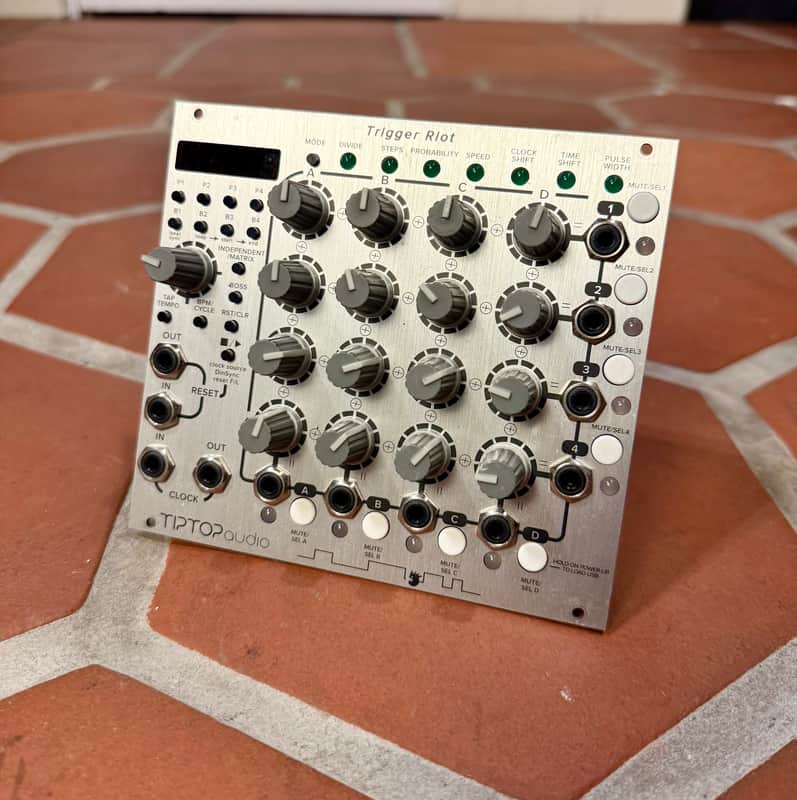 Tiptop Audio Trigger Riot Sequencer 2010s - Silver image 1