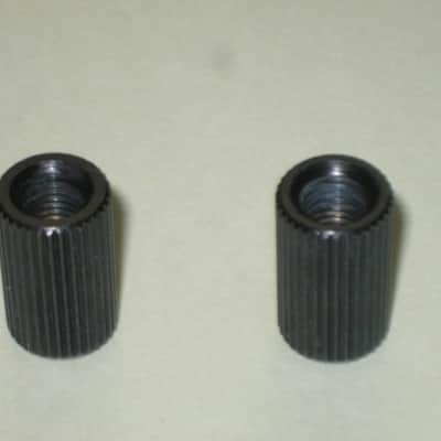 ONE pair of rarely used (rarely handled) Gibson BLACK GLOSS Finish STUDS (aka Mounting Pieces) and Black Finish ANCHORS (aka Inserts) for PTTP BLACK GLOSS Finish Stop Bar Tailpiece (Tailpiece NOT included) came off of a 2000 LP Gothic (NO guitar) image 23