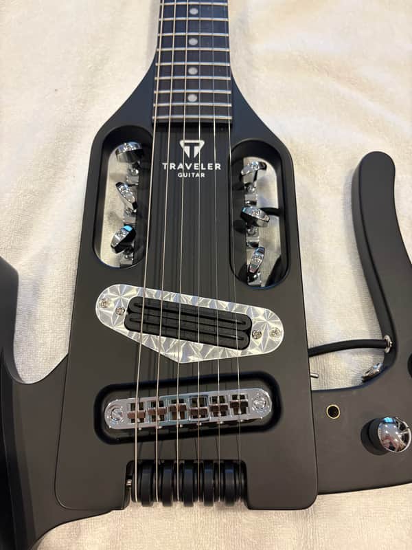 Traveler Guitar Pro‑Series Mod‑X (Black) w/ Original Gig Bag + Manuals - Like New image 1