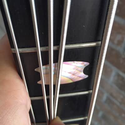 Wizard USA Neck Through Left-y 5 String 90's Purple Bass Not A Spector Make an Offer image 4