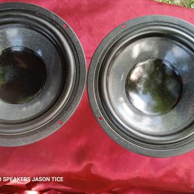 PEERLESS 6.5" WOOFER PAIR HONEYCOMB 2 LAYER CONES OVER 5# EACH! NHT WOOFERSP850692 2000s image 1