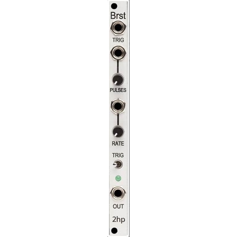 2hp BRST Eurorack Burst Trigger Module (Silver) image 1