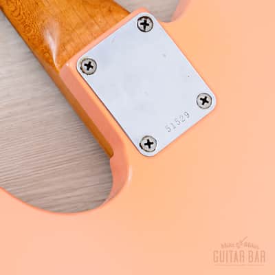 1960 Fender Telecaster Pre-CBS Vintage Guitar Slab Board Tahitian Coral w/ Case image 14