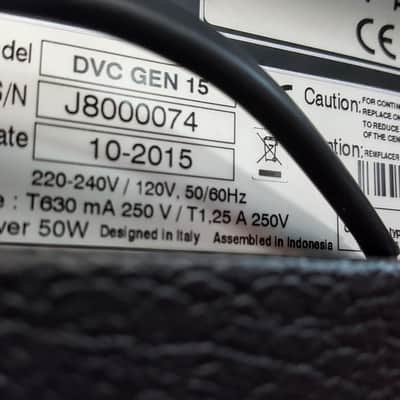 DV Mark 1x12 15w Class A all tube guitar amp with reverb, model DVC GEN 15, super light and portable image 7