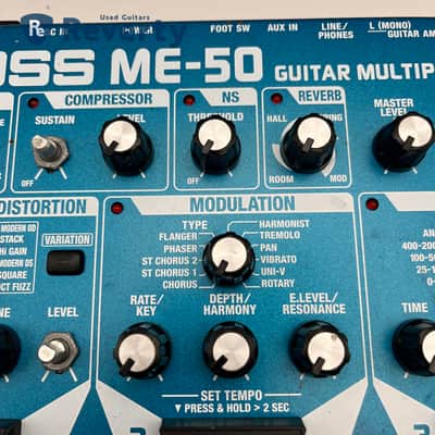 Boss ME-50 Multi Effects Guitar Pedal Made in Taiwan Used image 8