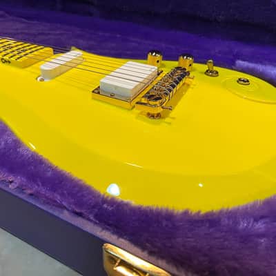 Schecter Diamond Series Prince Cloud Guitar Last one Yellow image 3