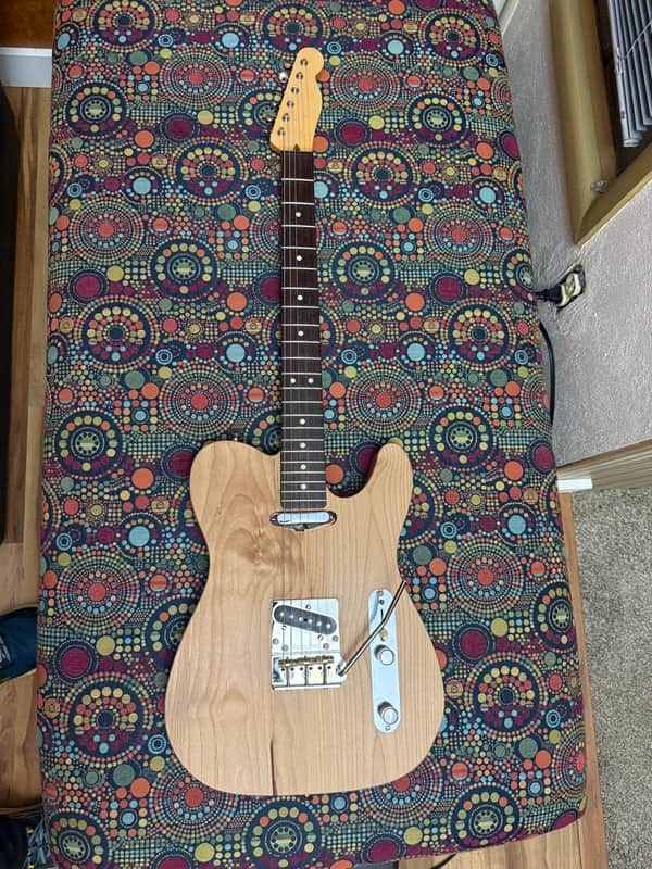 Super Vee Maverick/ Warmoth Chambered Super Vee Maverick Tele w/ Modern Warmoth Neck 2024 - Oil image 1