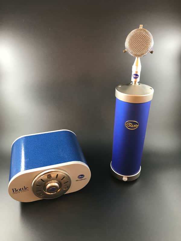 Blue Bottle Tube Mic with B6 Capsule - Blue image 1