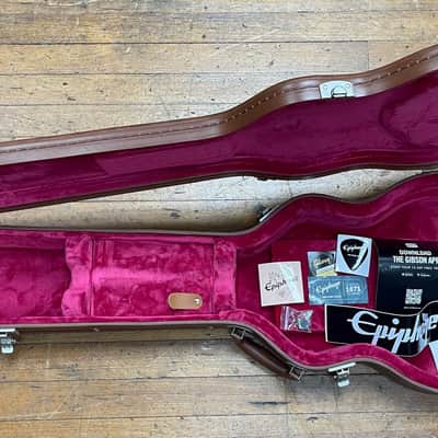 Epiphone "Inspired by Gibson Custom" '59 Les Paul Standard 2024 Iced Tea Burst with case image 8