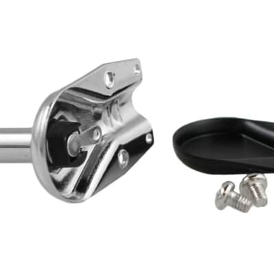 6" Castline Silver Mogami 2319 Guitar Pedal Board Patch Cable TS Low Profile Pancake Connector image 4