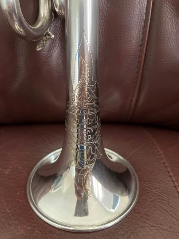 Buescher Model 9 Bb Trumpet (1921) (rare mute) (silver plated) (gold wash bell) (LP) SN 81491 image 1