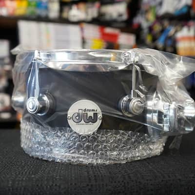 DW Design Series 8" Pure Maple Shell Tom - Black Satin Finish | 5x8" image 2