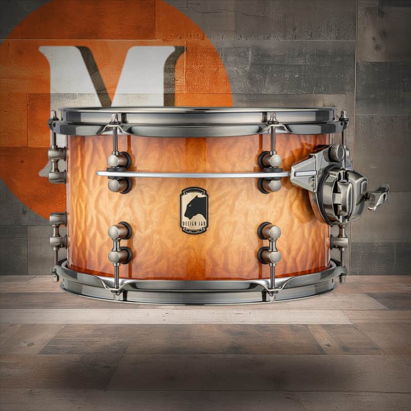 Mapex Black Panther Design Lab Versatus Tom 12X7.5 - Peach Burl Burst (BPDLNVT1275BPW) image 1