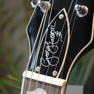GRETSCH "G6128T-GH George Harrison Signature Duo Jet™ with Bigsby, Rosewood Fingerboard, Black" HARDCASE, PAPERS image 10
