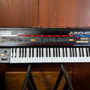 Roland Juno-60 61-key polyphonic analog synthesizer professional overhaul w/ case