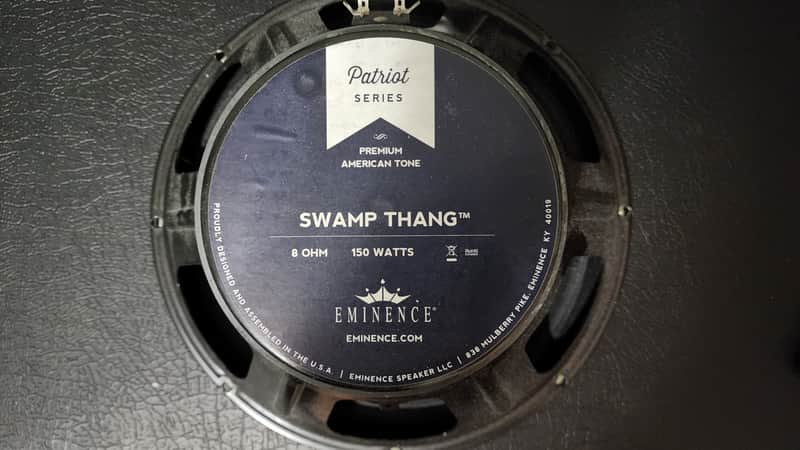 Eminence Patriot Swamp Thang 12" 150w 8 Ohm Replacement Speaker 2010s - Black/Blue image 1
