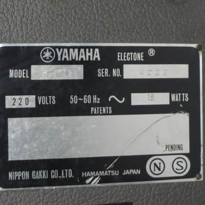 Yamaha YC-25D Electone + BP-1 Bass Pedal + Expression Pedal image 25