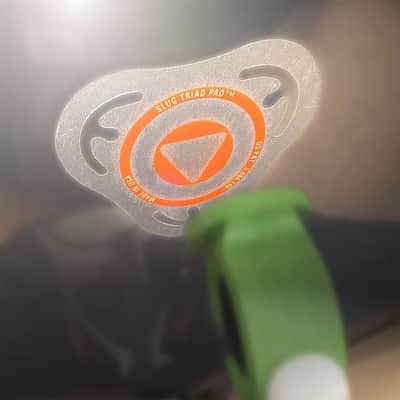 SLUG - BBTP - Triad Pad Batter Badge Orange image 2