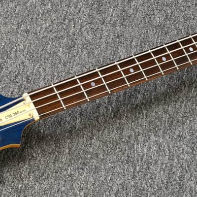 Aria Pro II Cardinal Series Lefty CSB-380 Bass...made in Japan image 5