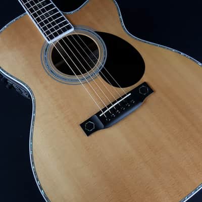 Martin Acoustic Electric OMC Aura Special Edition Guitar w/Case image 13