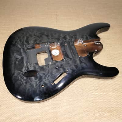Body Gray, Genuine 2011 Ibanez S570DXQM Mahogany w/ quilted maple top image 1