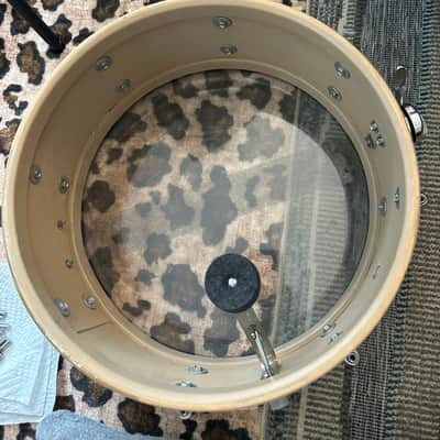60s Slingerland Buddy Rich Artist Model 5.5x14" 8-Lug 1 ply Solid Maple Snare Drum White Marine Pearl image 3
