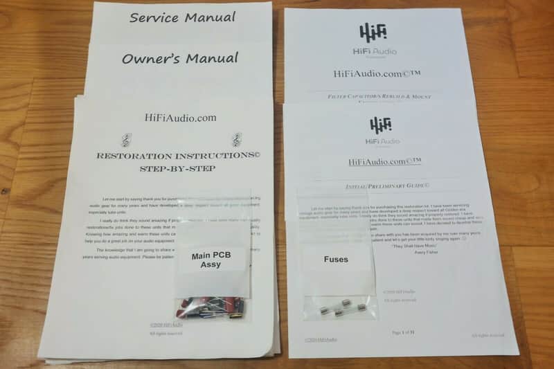 Crown Amcron Power Line 2 restoration kit filter capacitor repair rebuild fix image 1