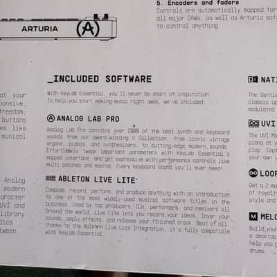 Arturia KeyLab Essential 49 MkIII MIDI Controller 2024 - Present - Alpine White image 6