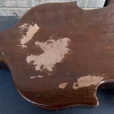 Vintage 1969 Gibson EB-1 Violin Body Bass Guitar w/ Original Hardshell Case, Extension Rod! image 16
