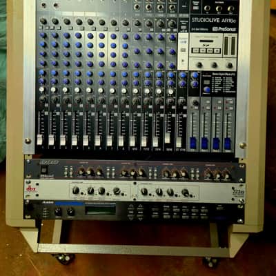 PreSonus StudioLive AR16c Rack System + DOD EQ + DBX 223xs Crossover + Alesis QuadraVerb | Full Working Rig image 1