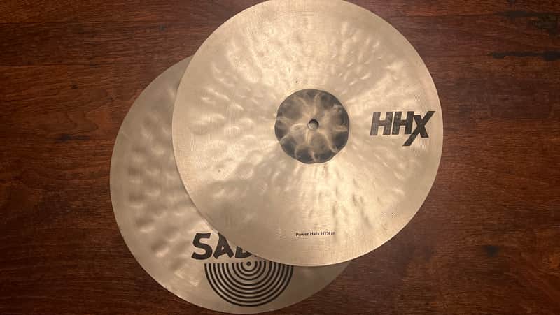 Sabian 14" HHX Power Hi-Hat Cymbals (Pair) 2001 - Present - Natural image 1