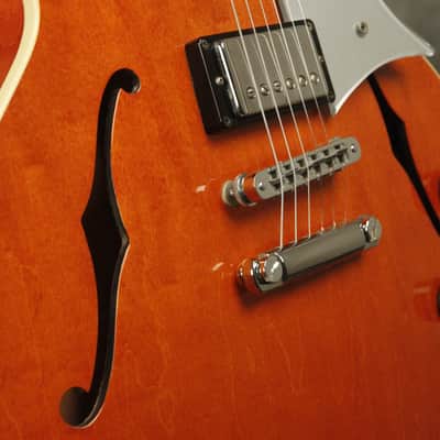 RARE 1990 Gibson Chet Atkins Tennessean Sunrise Orange stamped PROTOTYPE image 5