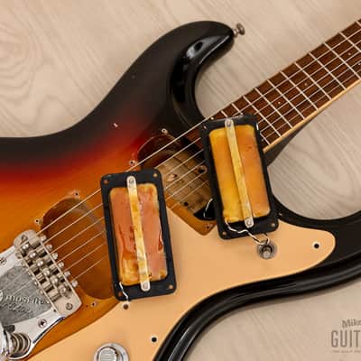 1978 Mosrite Ventures Model Vintage Guitar Sunburst w/ Moseley, Case image 19