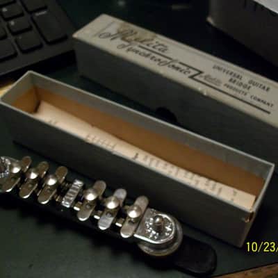 Gretsch Melita Synchro Sonic bridge 1950's in the box image 5