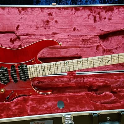 Ibanez RG8550MZ J-Custom Red Spinel Dimarzio Edge Zero FR HSH Electric Guitar image 6