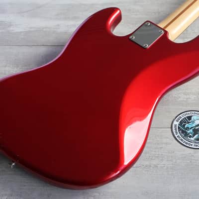 2002 Fender Japan Jazz Bass Standard (Candy Apple Red) image 8