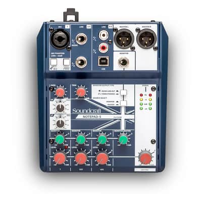 Soundcraft Notepad-5 Small-Format Analog Mixing Console image 1