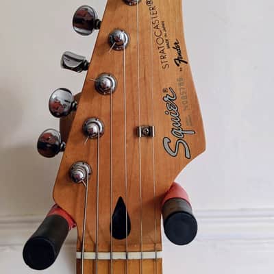 Squier Stratocaster Made in Japan FugiGen 1993 - Blue Burst Finish image 7