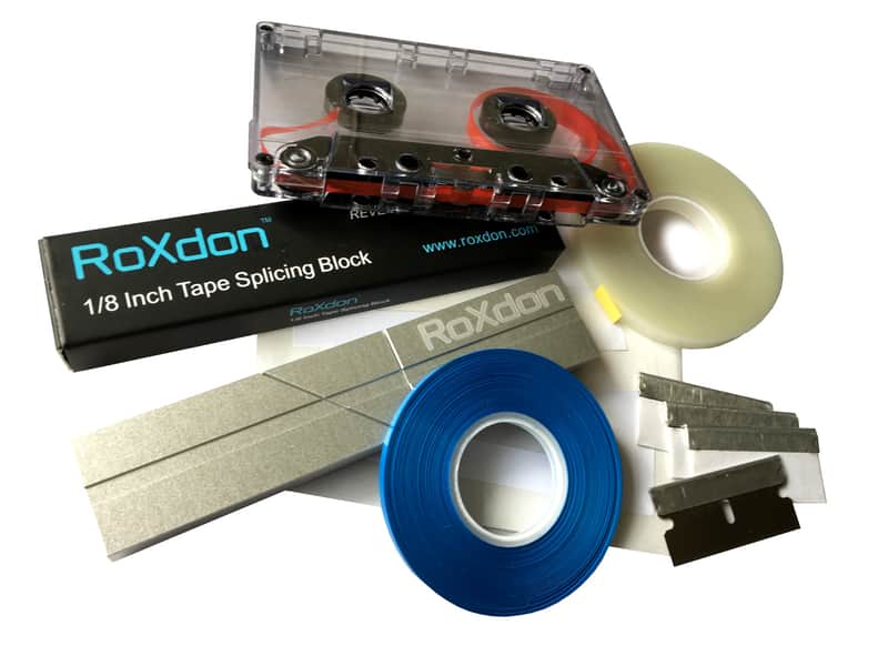 RoXdon TS-4 Cassette Tape Splicing Set including Type 2 (Chrome Tape) Cassette Shell image 1